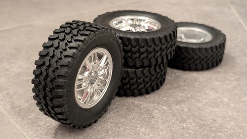 Tamiya 54735 mud block tires - tamiya,